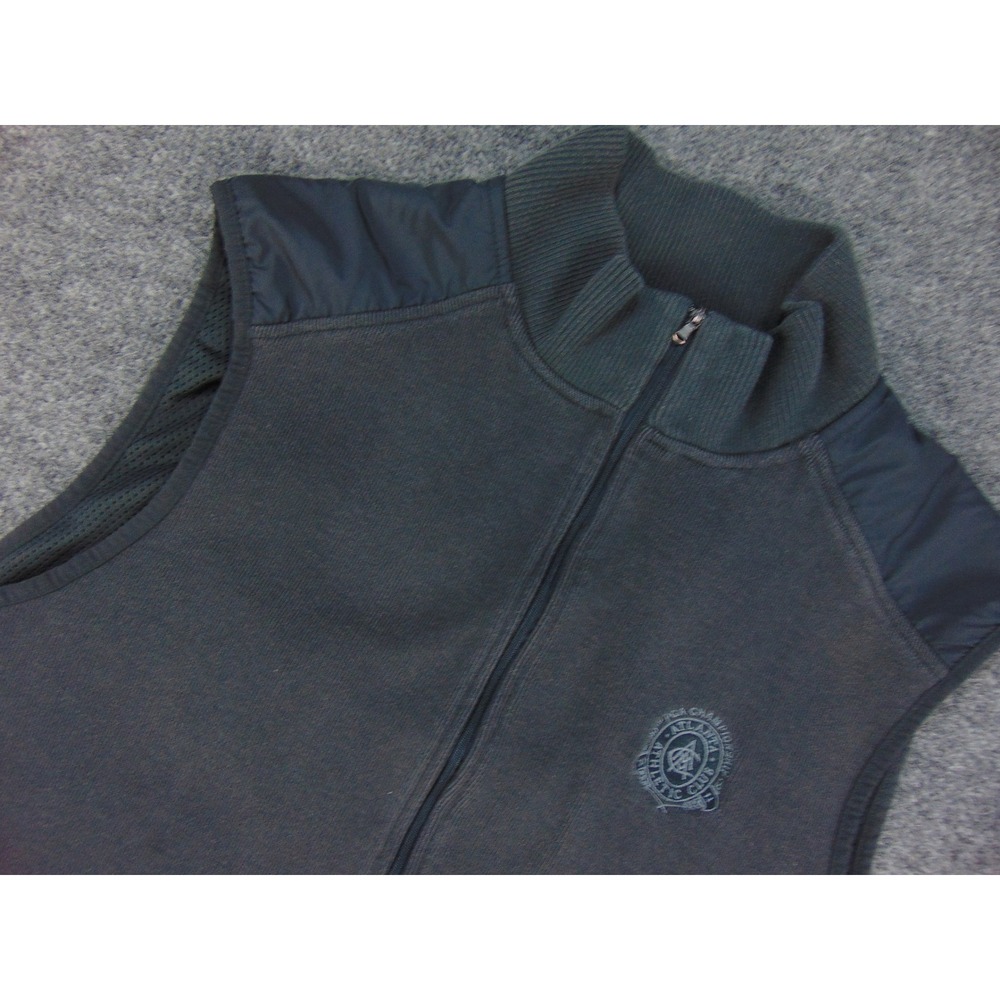 Atlanta Athletic Club Vest Mens XL Gray Golf Performance Layer Antigua PGA